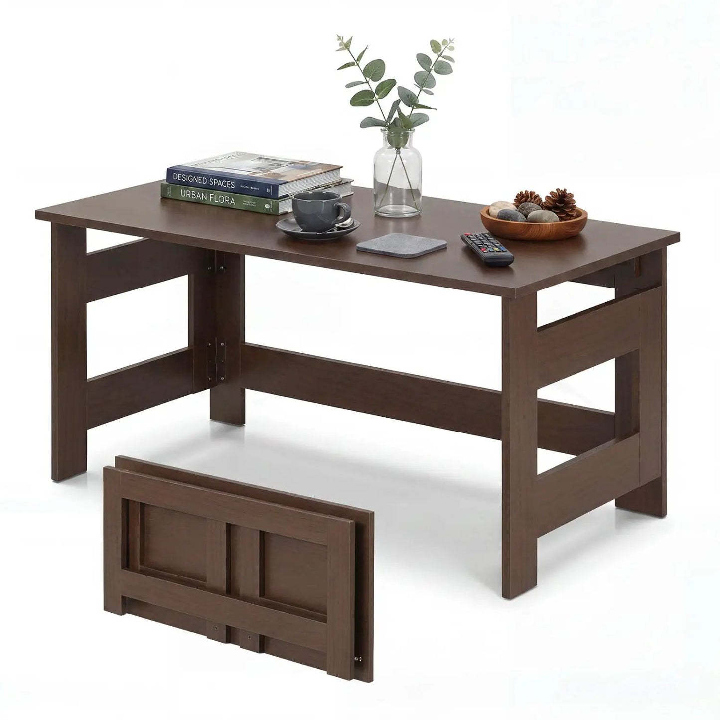 Folding Coffee Table with Collapsible Legs