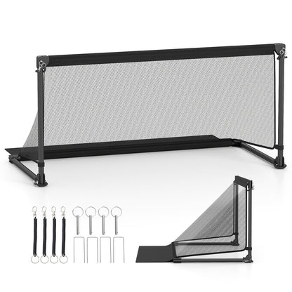 Portable POP Up Toddler Soccer Net with Metal Frame