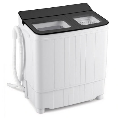 Portable Washing Machine 18 lbs Mini Laundry Machine with 11 LBS Washer