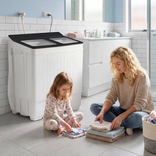 Portable Washing Machine with 18 LBS Washer and 8 LBS Spinner Combo - Tampa Home & Garden Store