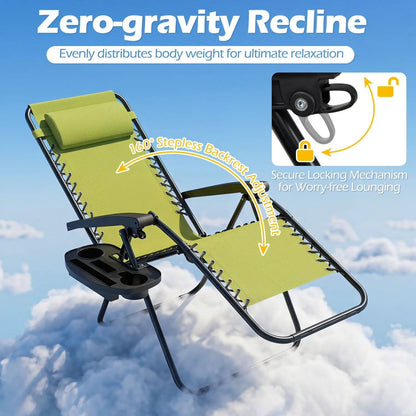 Zero Gravity Recliner Chair with Cup Holder