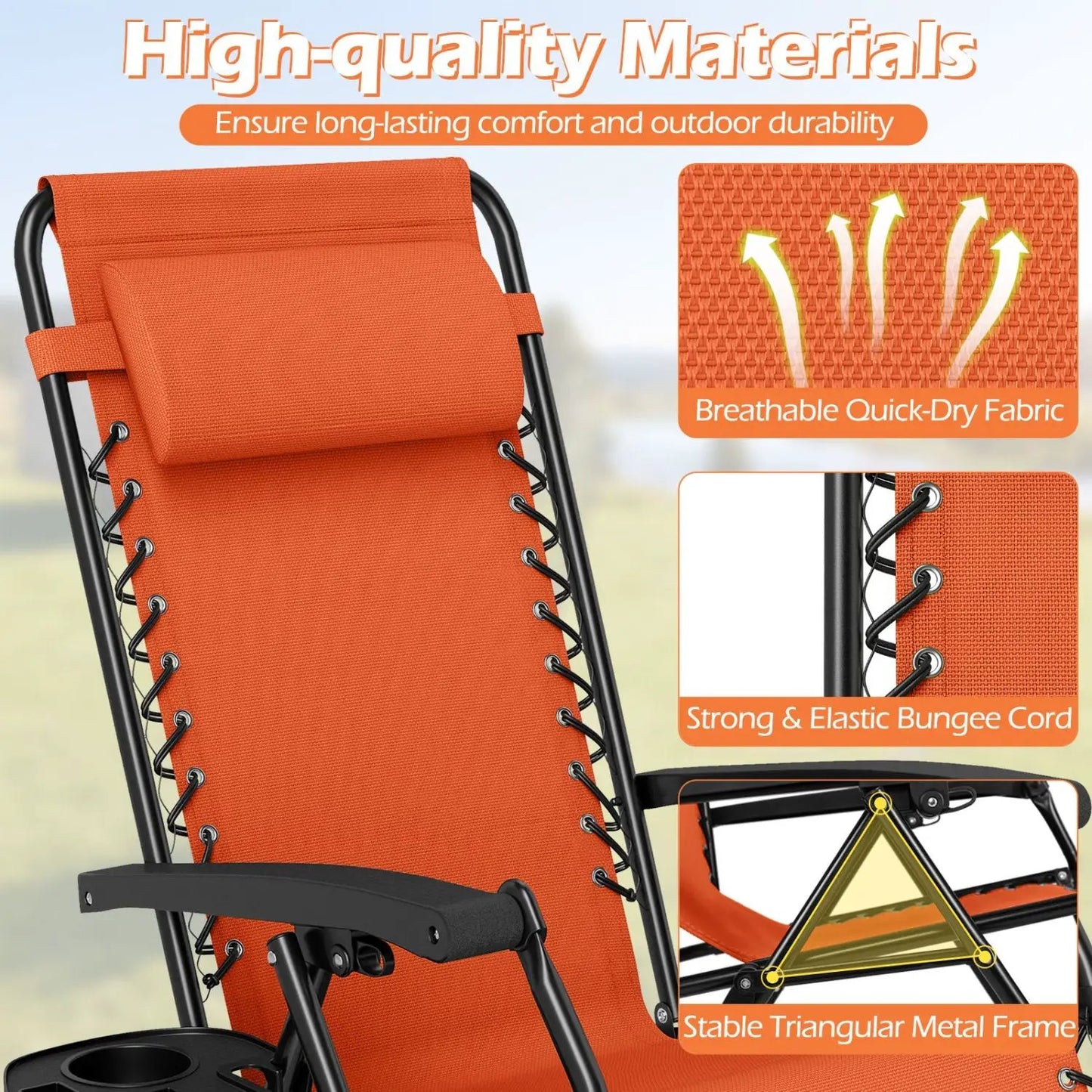 Zero Gravity Recliner Chair with Cup Holder