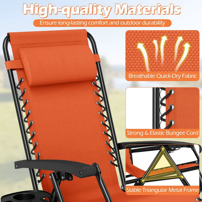 Zero Gravity Recliner Chair with Cup Holder