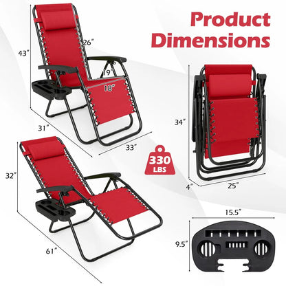 Zero Gravity Recliner Chair with Cup Holder