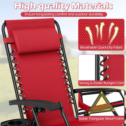 Zero Gravity Recliner Chair with Cup Holder