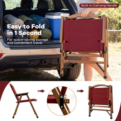 Portable Folding Camping Chair for Beach Travel