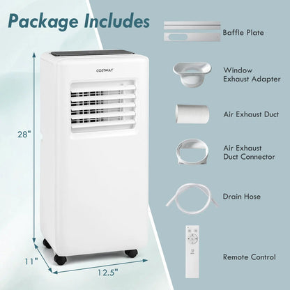 10000 BTU Portable Air Conditioner with Remote