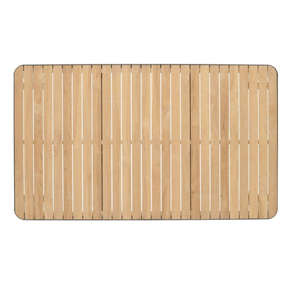 Portals Dark 4 Seater Carver rectangular outdoor dining table with natural wood slats on Tampa Home & Garden Store