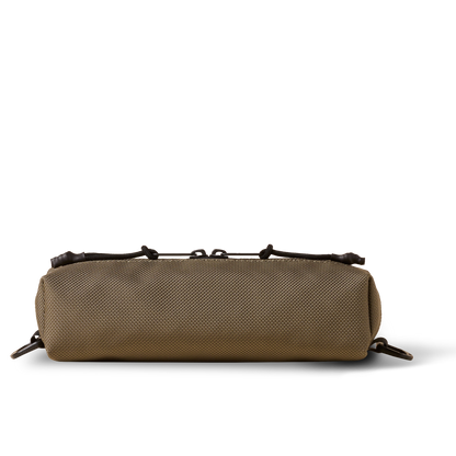 Porterpen Pouch in tan canvas with dark zipper and drawcord by The Brown Buffalo on Tampa Home & Garden Store