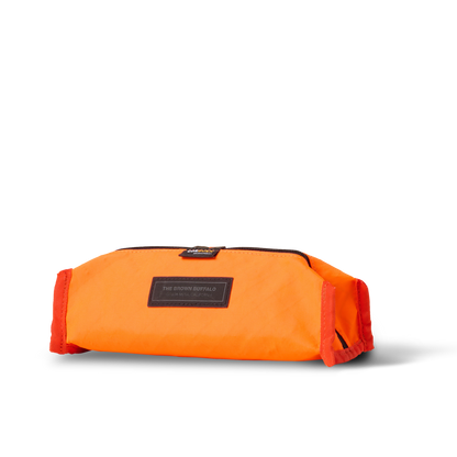 Porterpen pouch orange nylon pen case with The Brown Buffalo brand patch on Tampa Home & Garden Store
