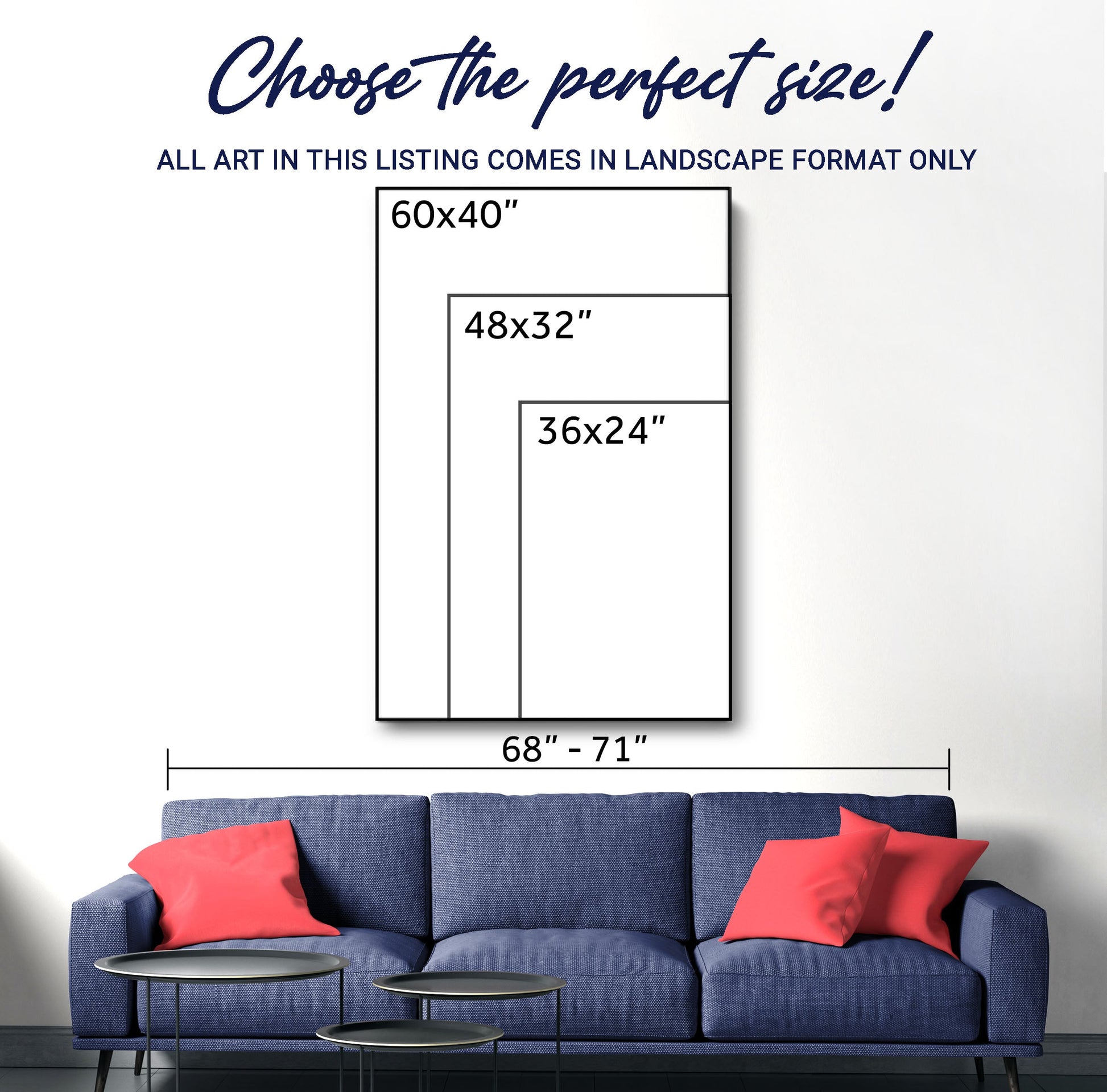 Canvas Print Solitary Reflection Tailored Canvases; sizes 60x40, 48x32, 36x24, 68-71 in on Tampa Home & Garden Store