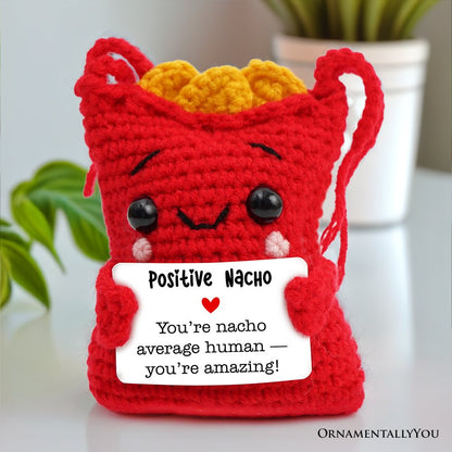 Positivity Nachos Crochet Support Doll, Encouragement Gift for Children and Adults - Tampa Home & Garden Store