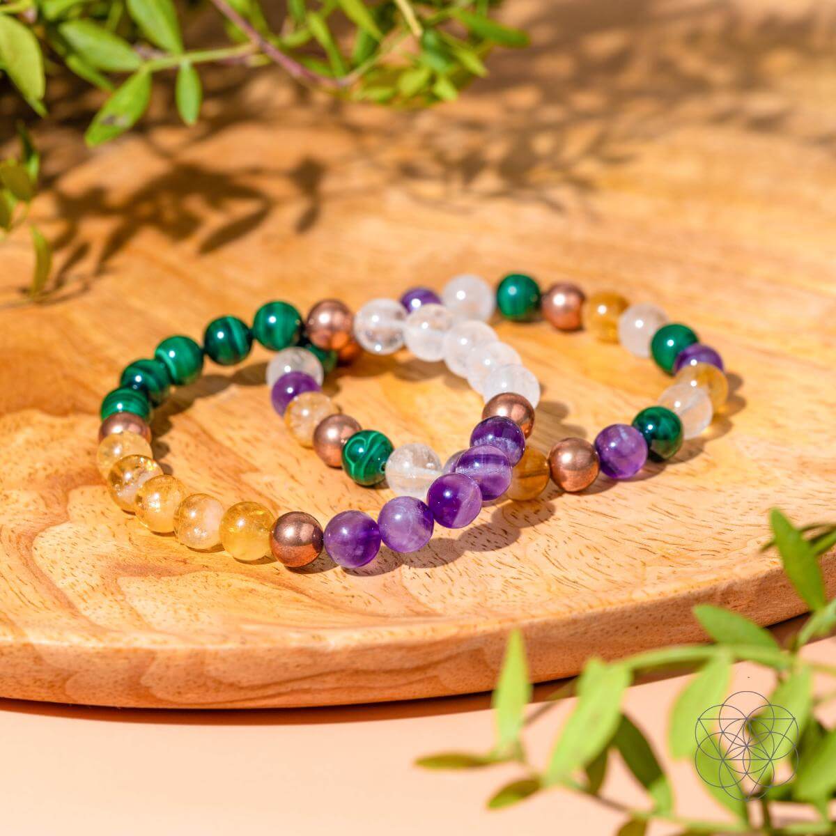 Powerhouse of Wealth Manifestation - Crystal Quartet Bracelet Set - Tampa Home & Garden Store