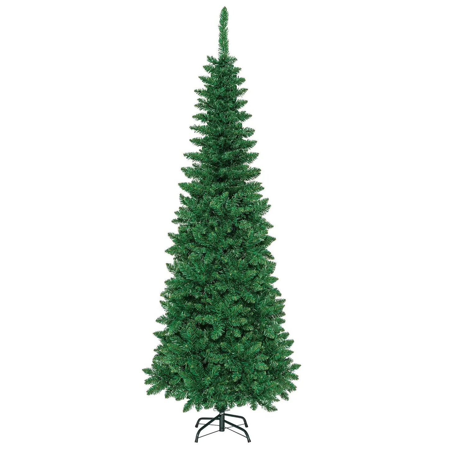 4.5 Ft Pre-Lit Premium Hinged Fir Pencil Tree