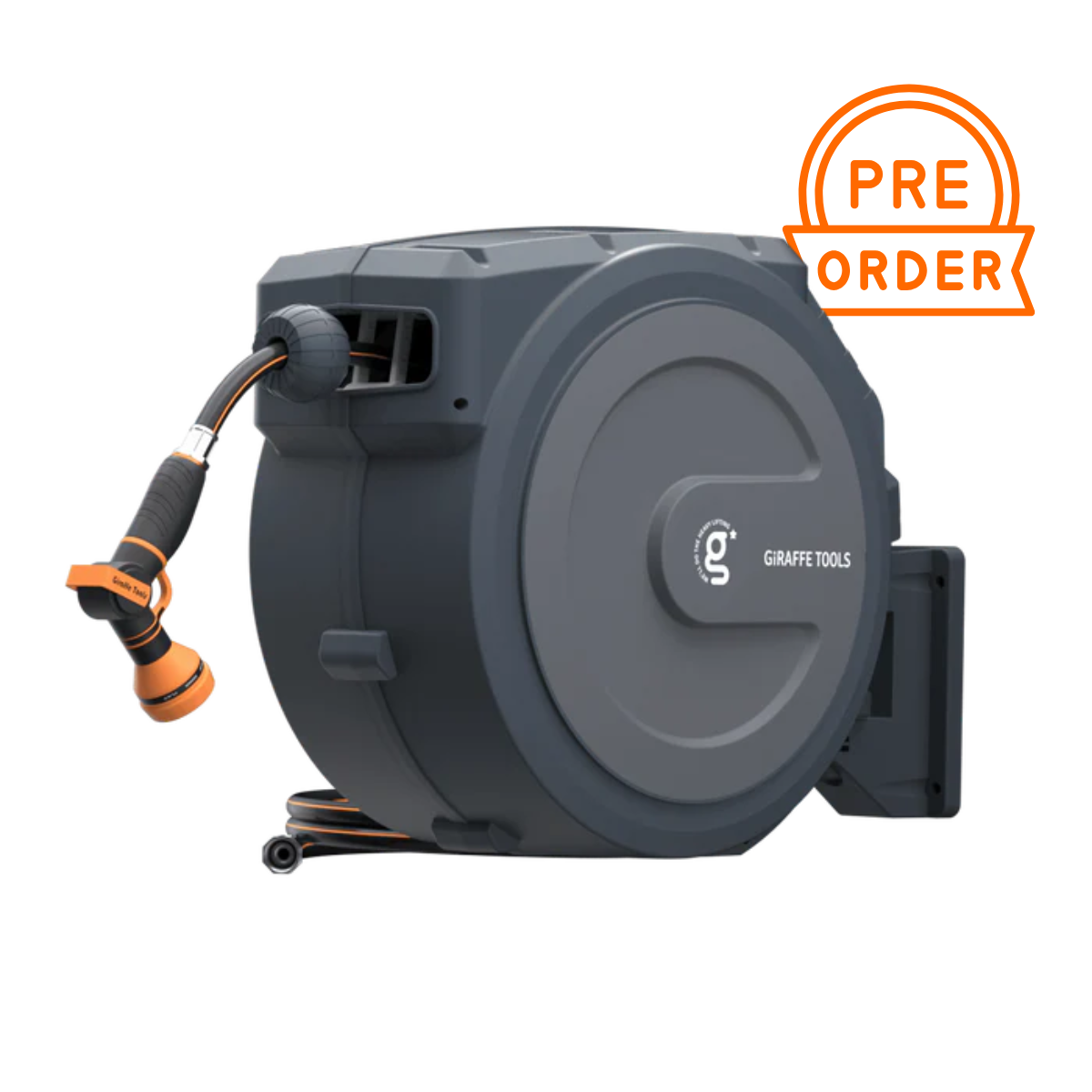 Enrouleur de tuyau d'arrosage rétractable 65 pieds à 155 pieds