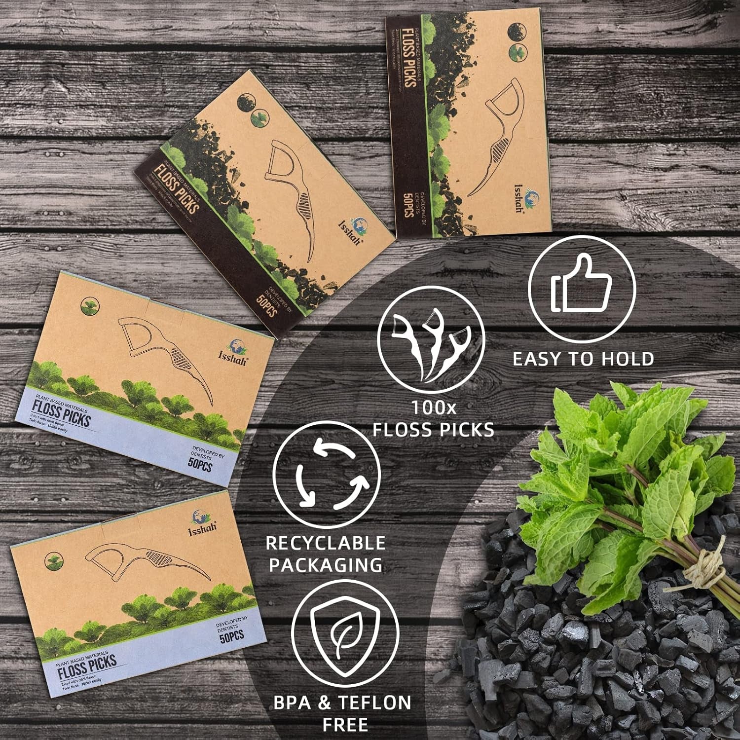 Premium Eco-Friendly Dental Floss Picks — For a Healthier Smile and Planet - Tampa Home & Garden Store