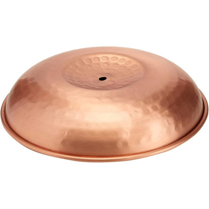 Premium Hand Hammered Copper Rain Chain Basin - 11-inch Diameter - Tampa Home & Garden Store