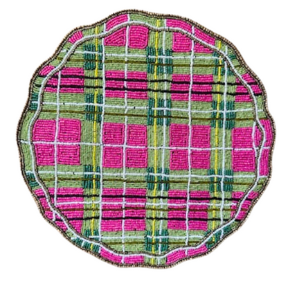 Preppy Plaid Holiday Placemat - Tampa Home & Garden Store