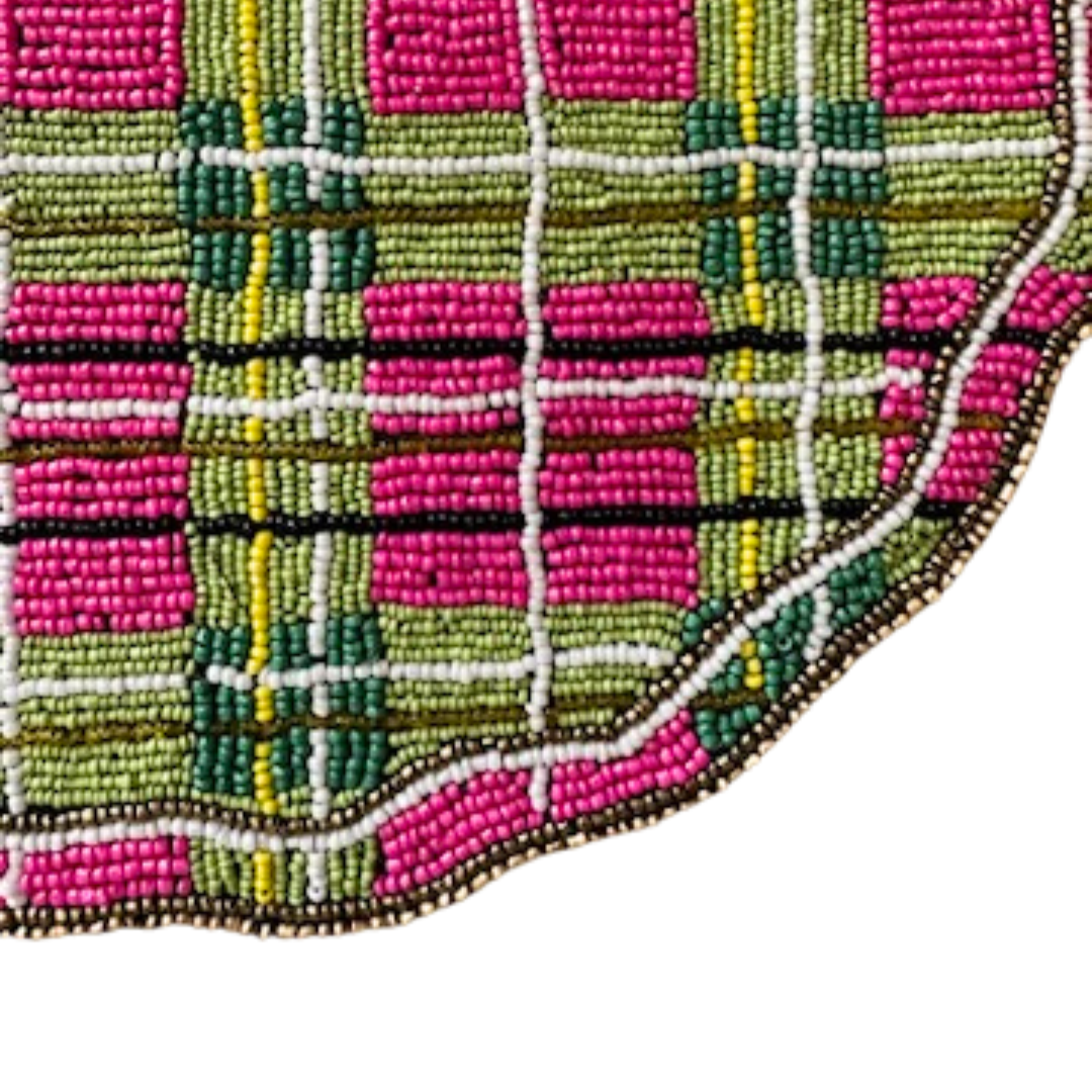 Preppy Plaid Holiday Placemat - Tampa Home & Garden Store