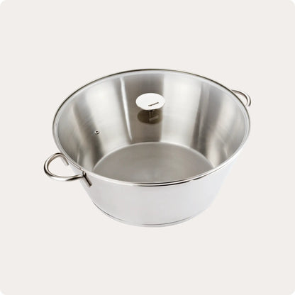 Preserve pan with glass Lid - Tampa Home & Garden Store