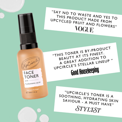 Travel-Size UpCircle Face Toner gifting skincare bundle with peach-toned bottle on Tampa Home & Garden Store