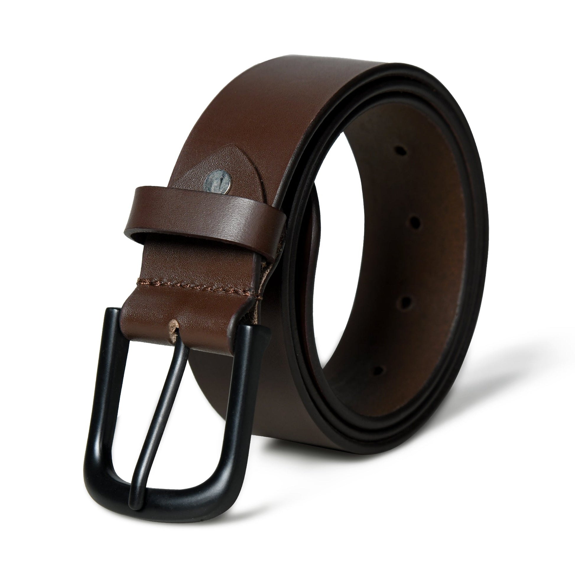 Prestige Brown Leather Belt - Tampa Home & Garden Store
