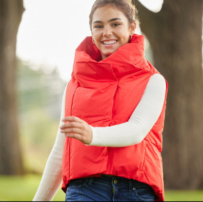 Doudoune sans manches imperméable | Jolie et robuste