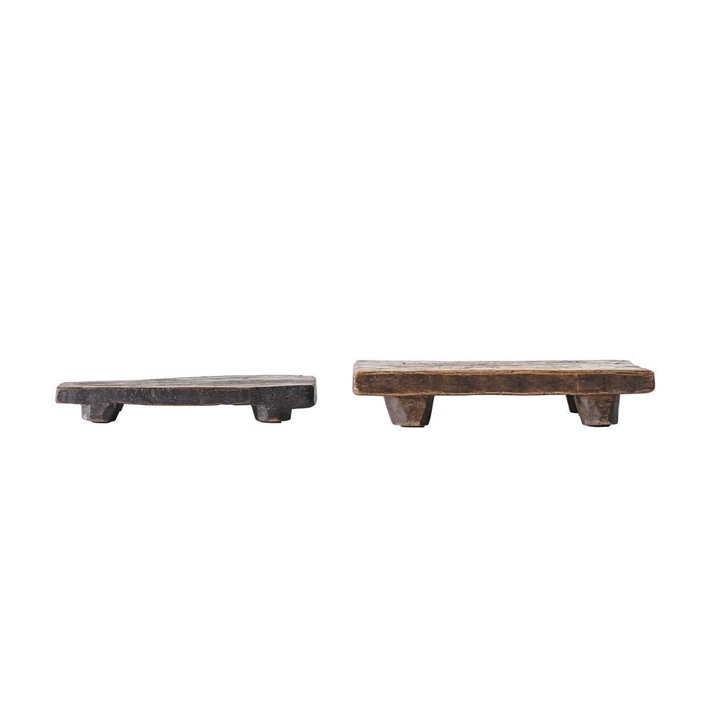 Primitive Wood Stackable Pedestal - Tampa Home & Garden Store