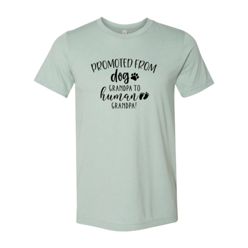 Promoted From Dog Grandpa to Human Grandpa T-Shirt - Tampa Home & Garden Store
