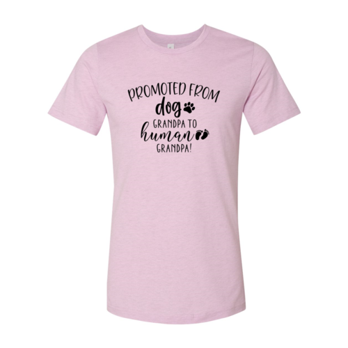 Promoted From Dog Grandpa to Human Grandpa T-Shirt - Tampa Home & Garden Store