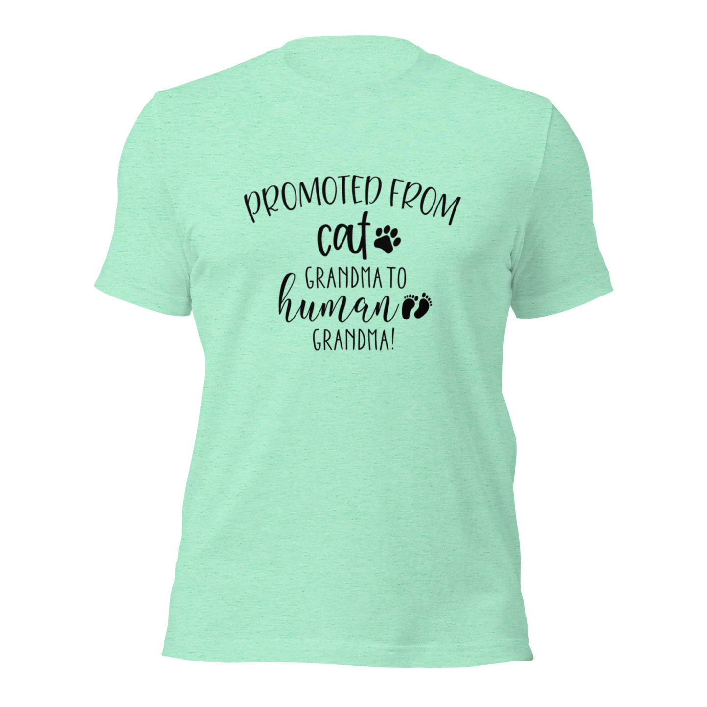 Promoted from Cat Grandma to Human Grandma T-Shirt - Tampa Home & Garden Store