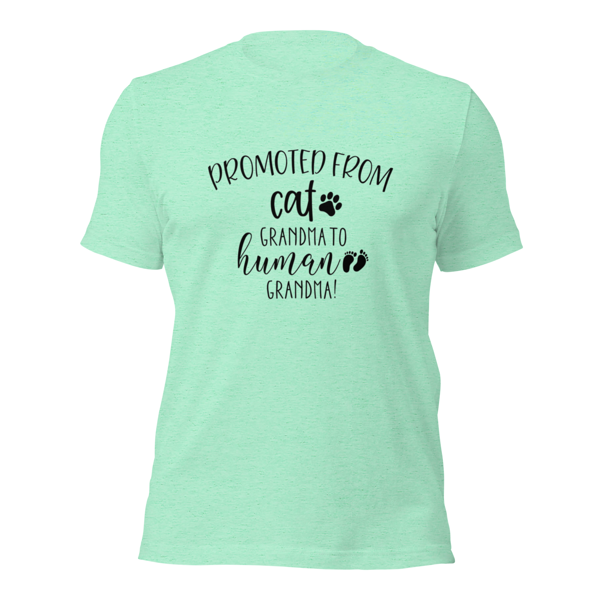 Promoted from Cat Grandma to Human Grandma T-Shirt - Tampa Home & Garden Store