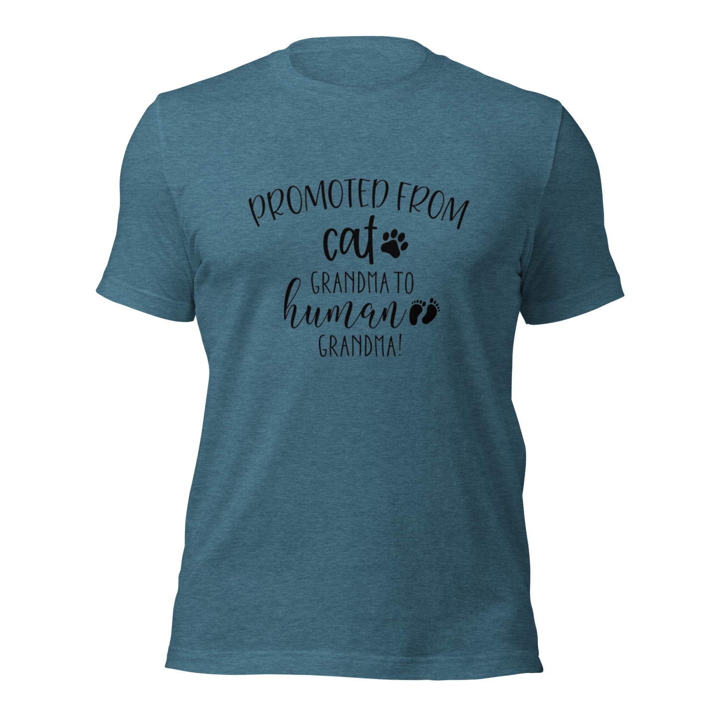Promoted from Cat Grandma to Human Grandma T-Shirt - Tampa Home & Garden Store