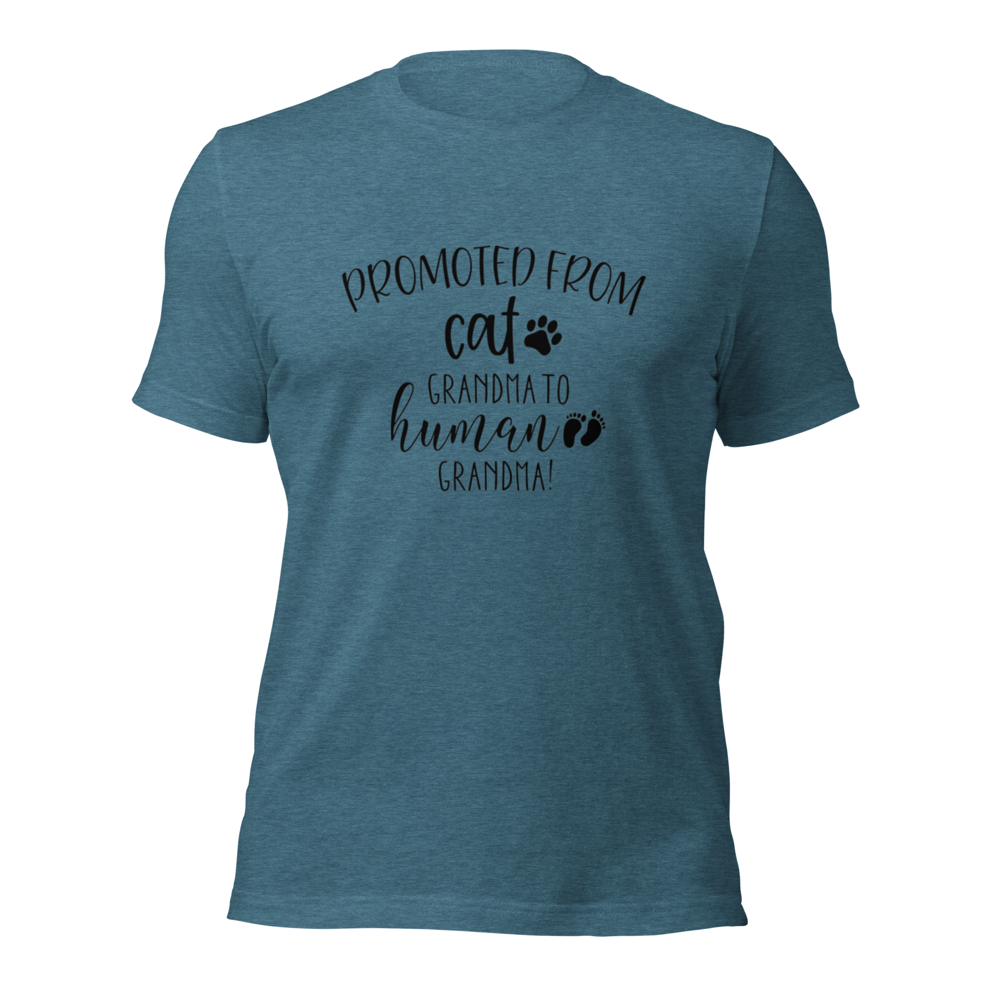 Promoted from Cat Grandma to Human Grandma T-Shirt - Tampa Home & Garden Store