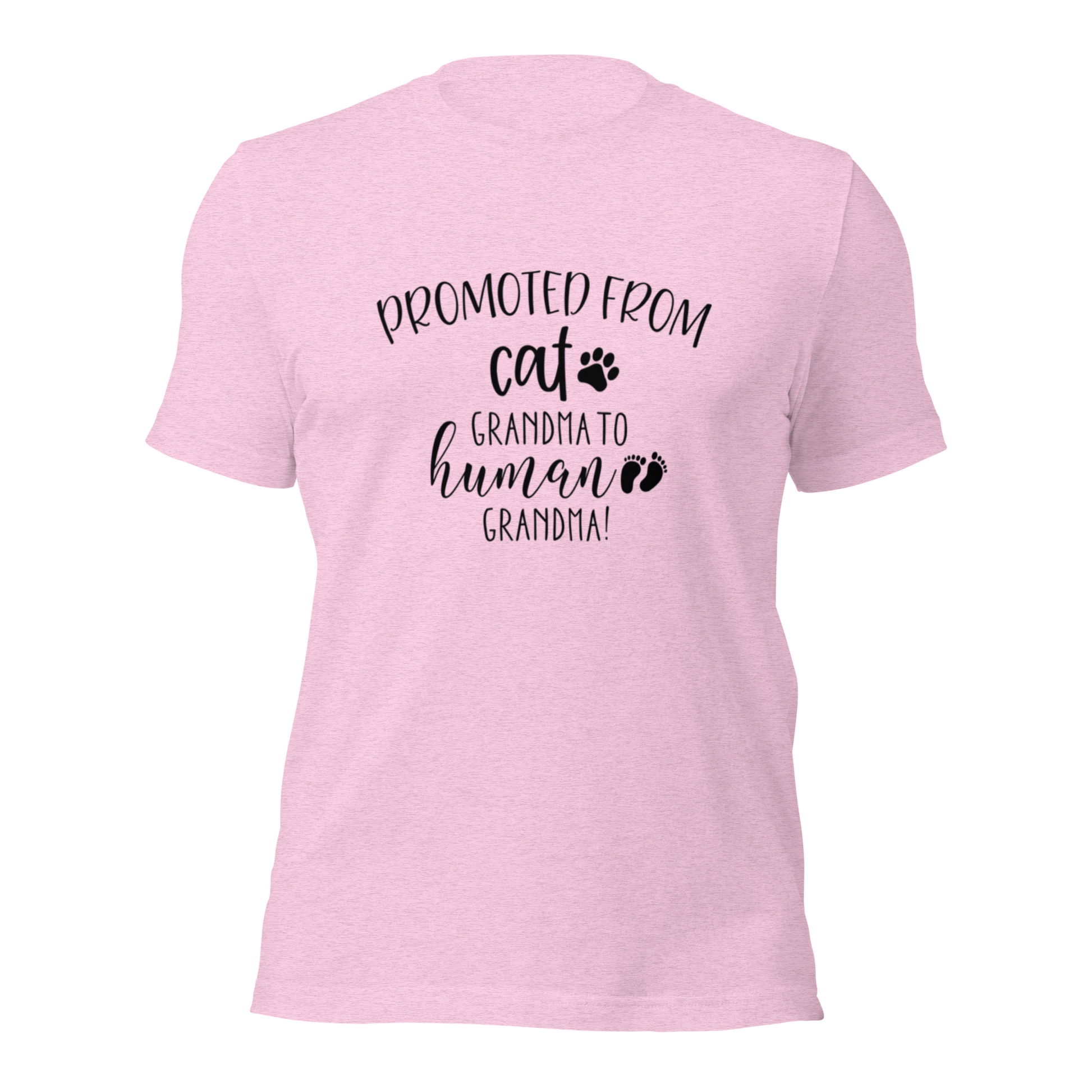 Promoted from Cat Grandma to Human Grandma T-Shirt - Tampa Home & Garden Store