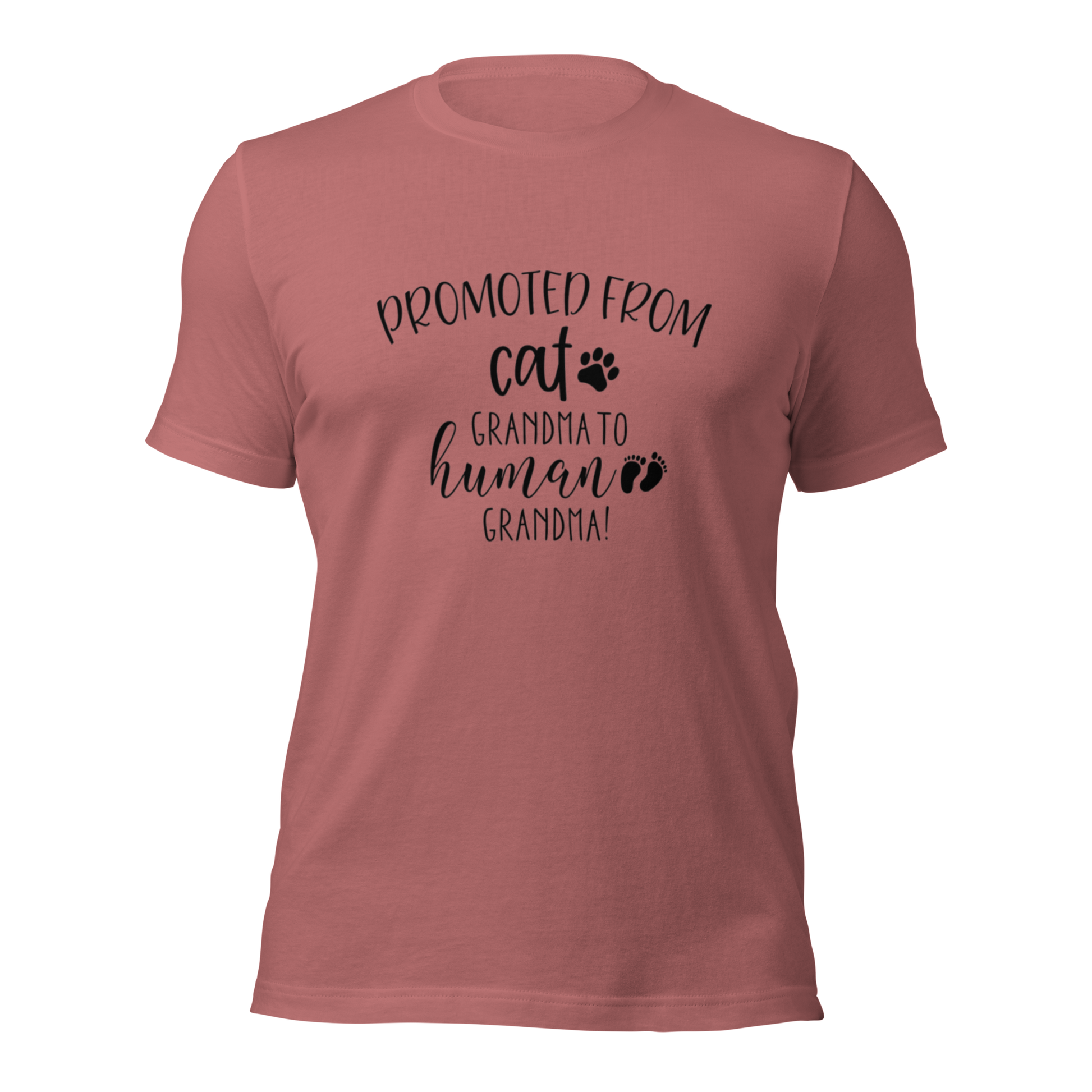 Promoted from Cat Grandma to Human Grandma T-Shirt - Tampa Home & Garden Store