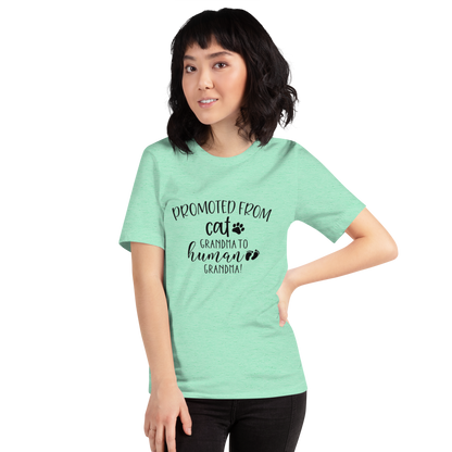 Promoted from Cat Grandma to Human Grandma T-Shirt - Tampa Home & Garden Store