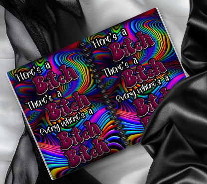 Psychedelic Sweary Rhythms Reusable Sticker Book, Adult Vibe Sticker Album, Perfect Gift to Personalize for Sticker Collectors - Tampa Home & Garden Store