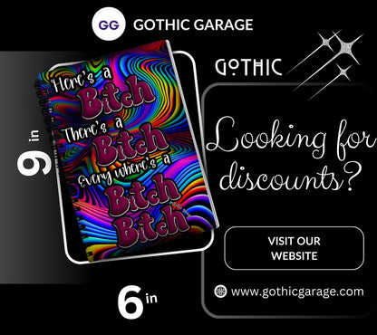 Psychedelic Sweary Rhythms Reusable Sticker Book, Adult Vibe Sticker Album, Perfect Gift to Personalize for Sticker Collectors - Tampa Home & Garden Store