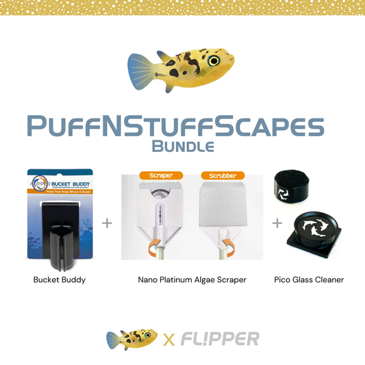 PuffNStuffScapes Freshwater Bundle Tools Kit with Bucket Buddy, Nano Algae Scraper on Tampa Home & Garden Store