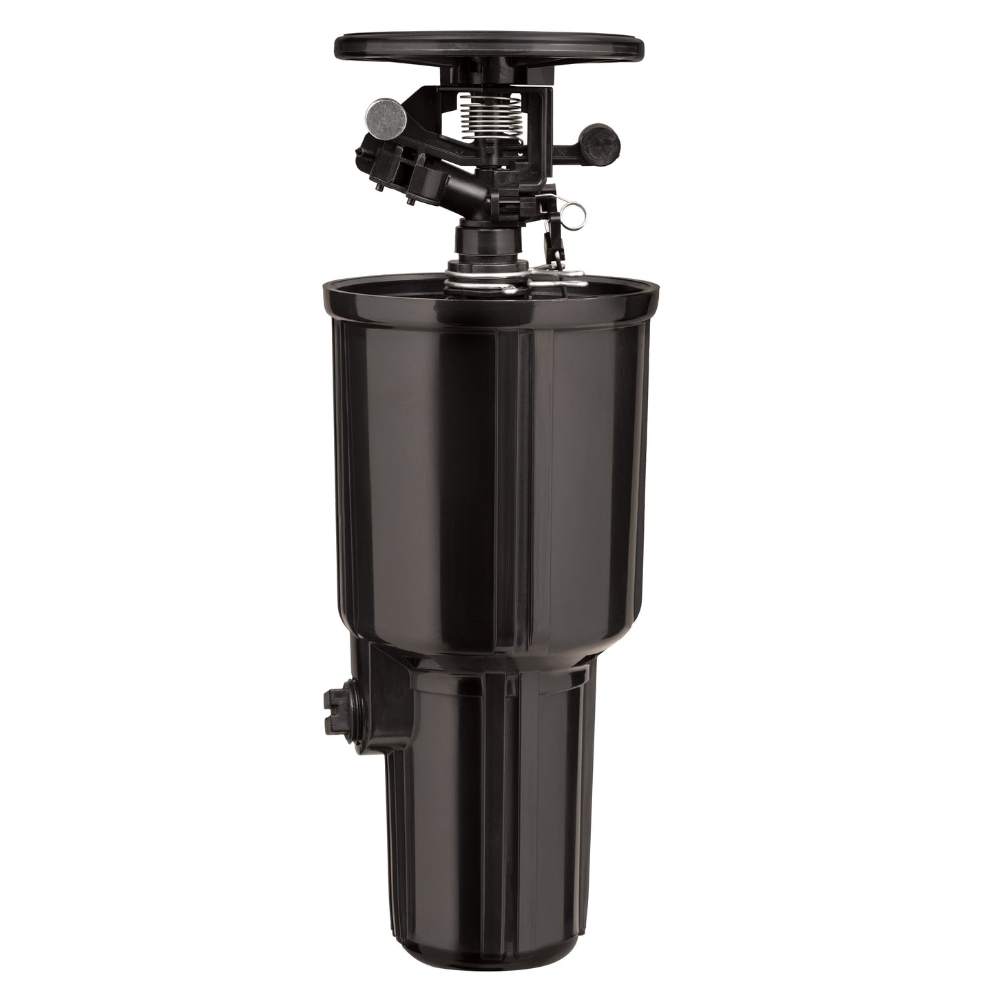 Pulse Pop-Up Orbit Impact Rotor Sprinkler head in canister for irrigation, black on Tampa Home & Garden Store