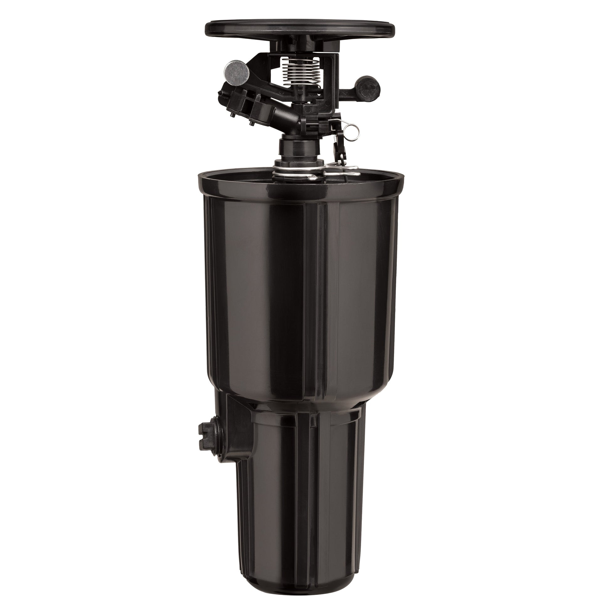 Pulse Pop-Up Orbit Impact Rotor Sprinkler head in canister for irrigation, black on Tampa Home & Garden Store
