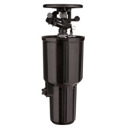 Pulse Pop-Up Orbit Impact Rotor Sprinkler head in canister for irrigation, black on Tampa Home & Garden Store