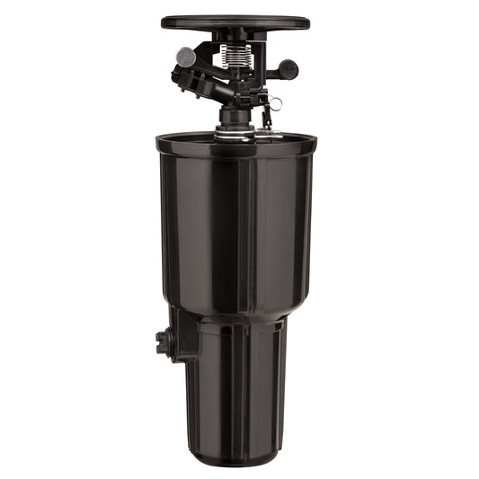 Pulse Pop-Up Orbit Impact Rotor Sprinkler head in canister for irrigation, black on Tampa Home & Garden Store