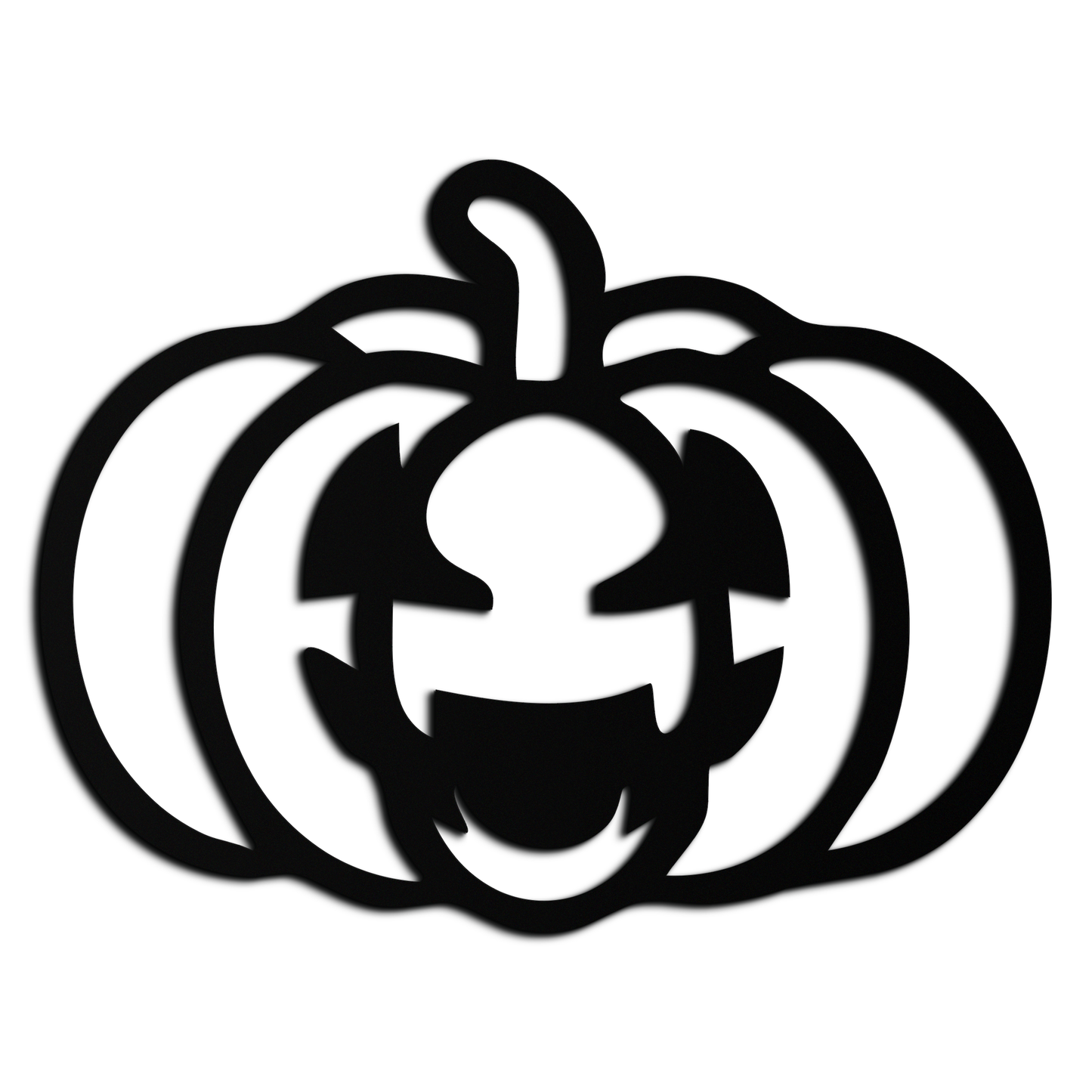 Pumpkin Halloween Metal Wall Art – Spooky Jack O'Lantern Black Decor- KAF500 - Tampa Home & Garden Store