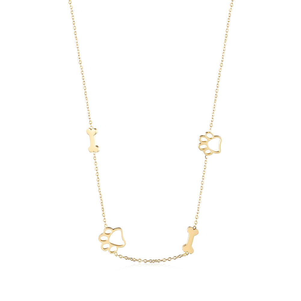 Puppy Paw and Bone Necklace - Tampa Home & Garden Store