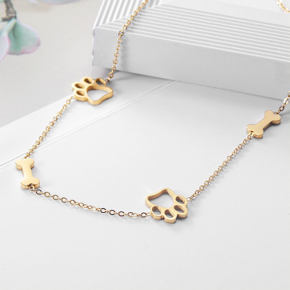 Puppy Paw and Bone Necklace - Tampa Home & Garden Store