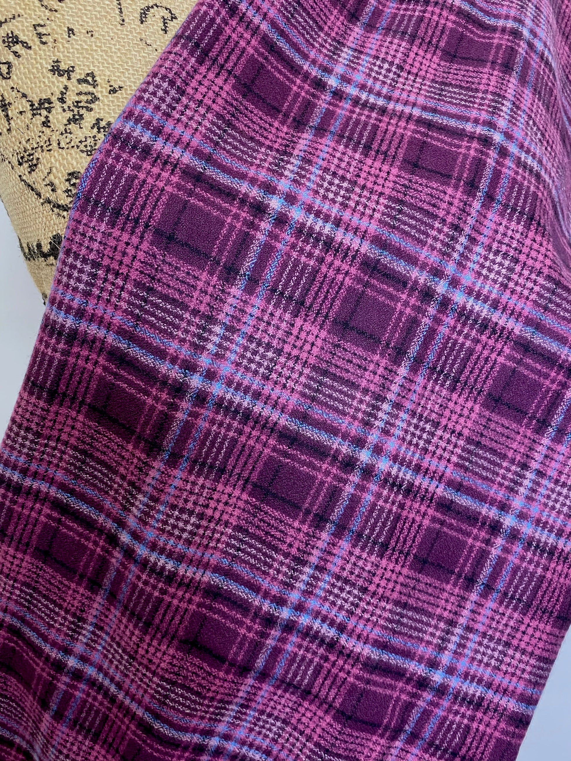 Purple and Magenta with Cornflower Blue Accent 100% Organic Cotton Infinity and Blanket Scarves - Tampa Home & Garden Store