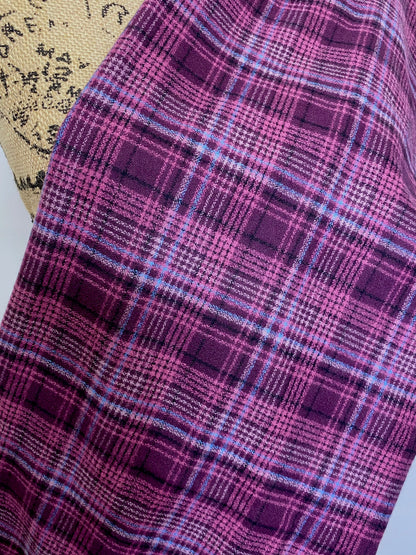 Purple and Magenta with Cornflower Blue Accent 100% Organic Cotton Infinity and Blanket Scarves - Tampa Home & Garden Store