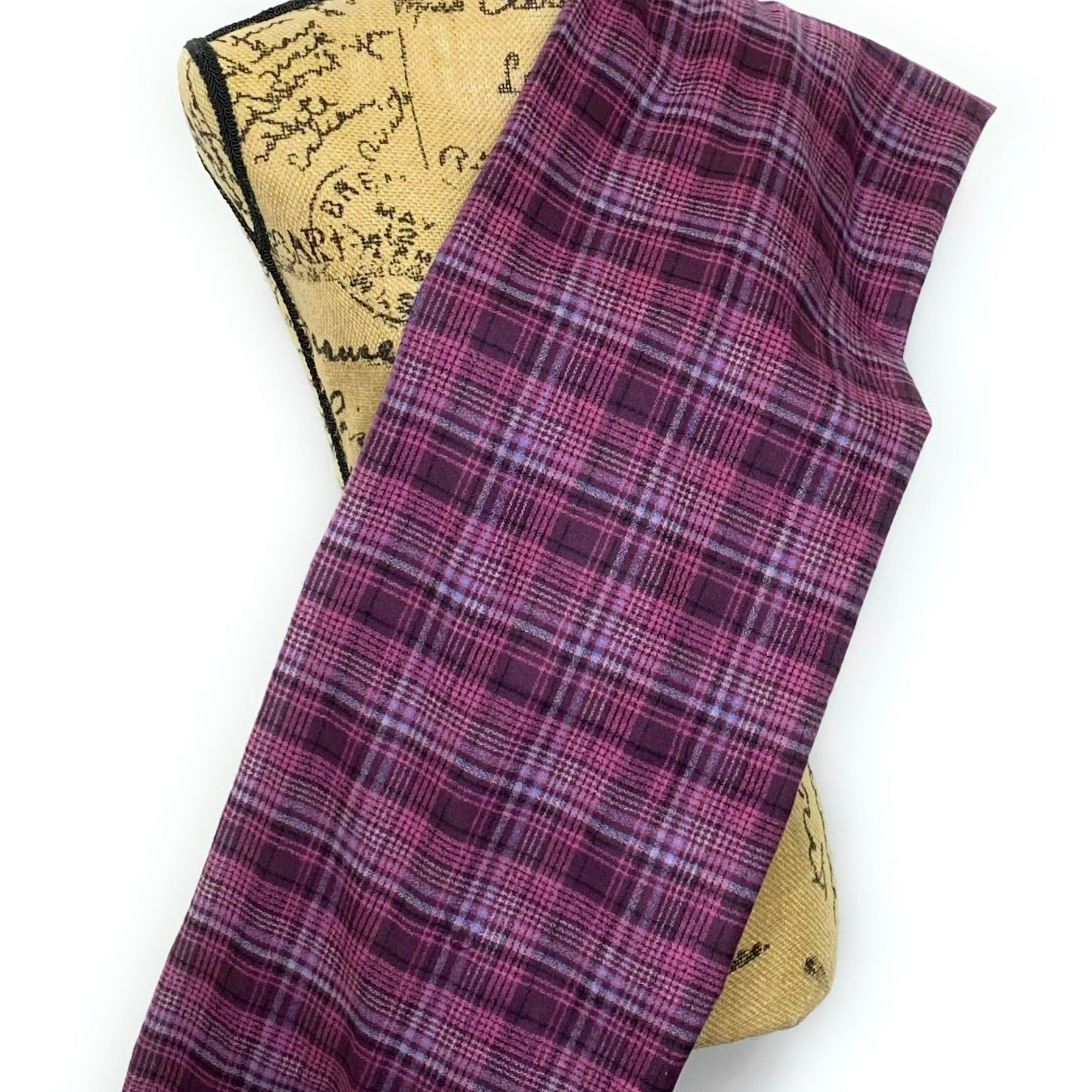 Purple and Magenta with Cornflower Blue Accent 100% Organic Cotton Infinity and Blanket Scarves - Tampa Home & Garden Store